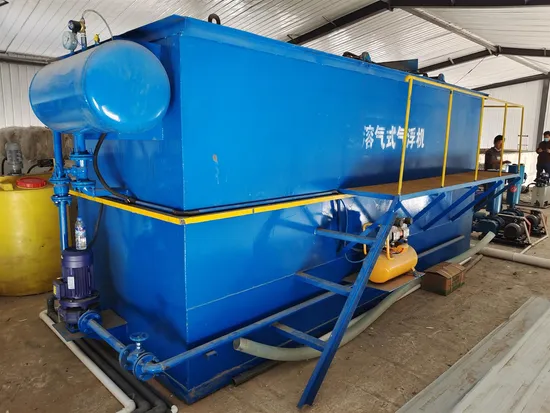 Solid Liquid Separation Wastewater Plant Dissolved Air Flotation for Chemical Industry